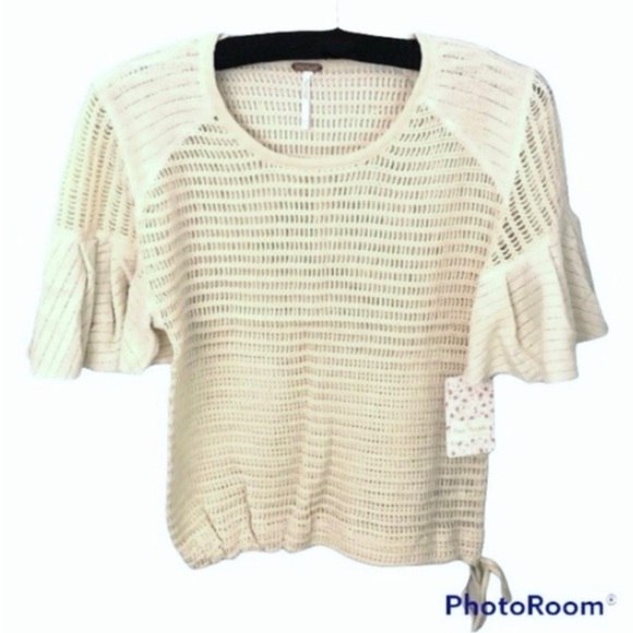 NWT Free People Bras Top Bundle Cream Red Blue XS - Picture 15 of 16